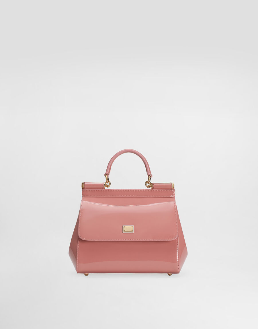 Small Sicily handbag in patent leather