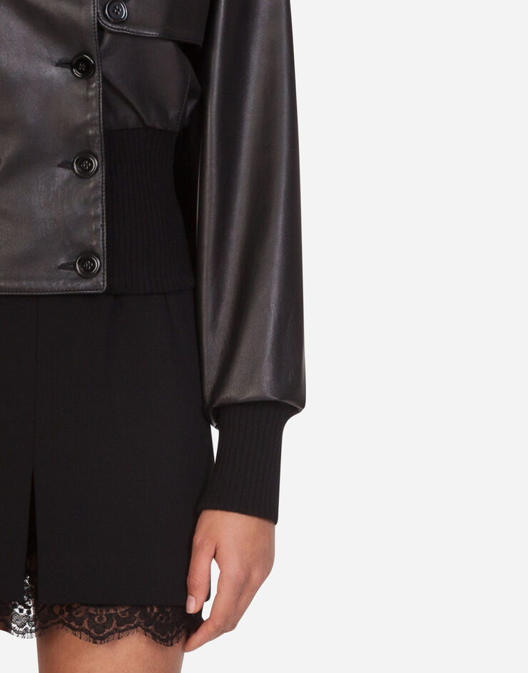 Dolce & Gabbana Leather jacket 黑 F9H64LHULD8