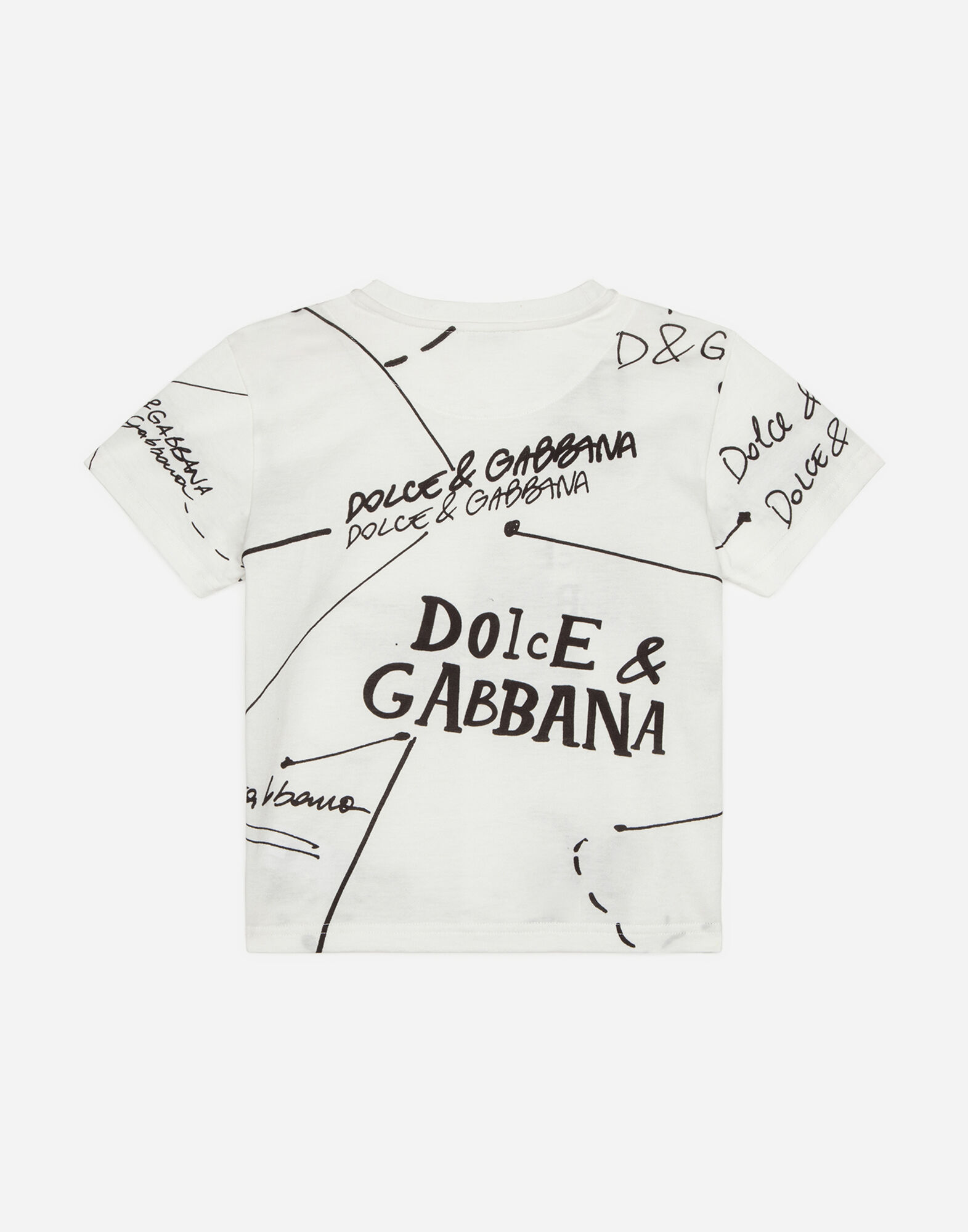 Dolce & Gabbana☆ジャージー 半袖 ロゴ Tシャツ Tシャツ ジャージー ロゴプリント
