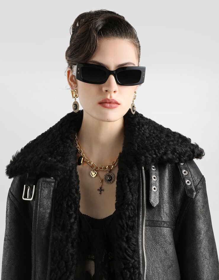 Dolce & Gabbana Shearling jacket Black F9S79LFUP94
