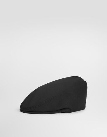 Dolce & Gabbana Twill flat cap Black FH473AFUBGC