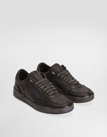 Dolce & Gabbana Portofino calfskin sneakers Black CS2378AW467