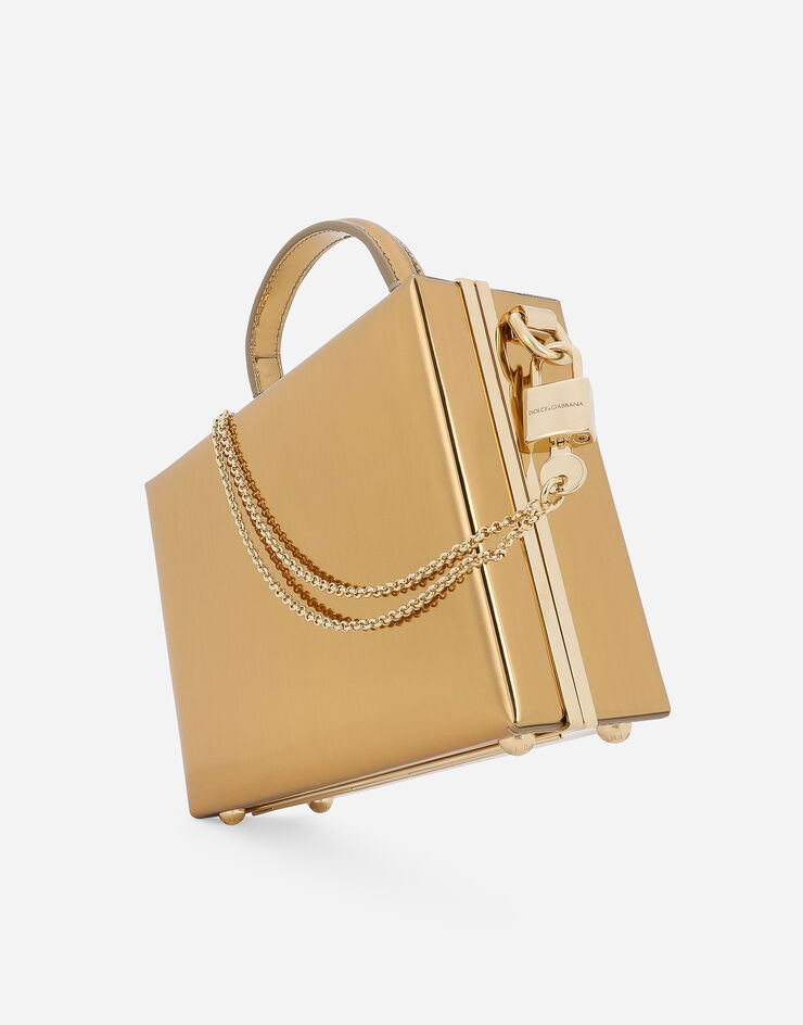 Dolce&Gabbana حقيبة يد دولتشي بوكس ذهبي BB7567AY828