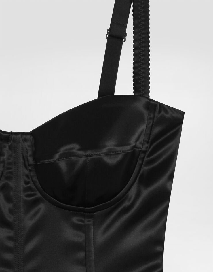 Dolce & Gabbana Stretch satin dress Dolce & Gabbana Stretch satin dress Black F6CLMTGDDJD