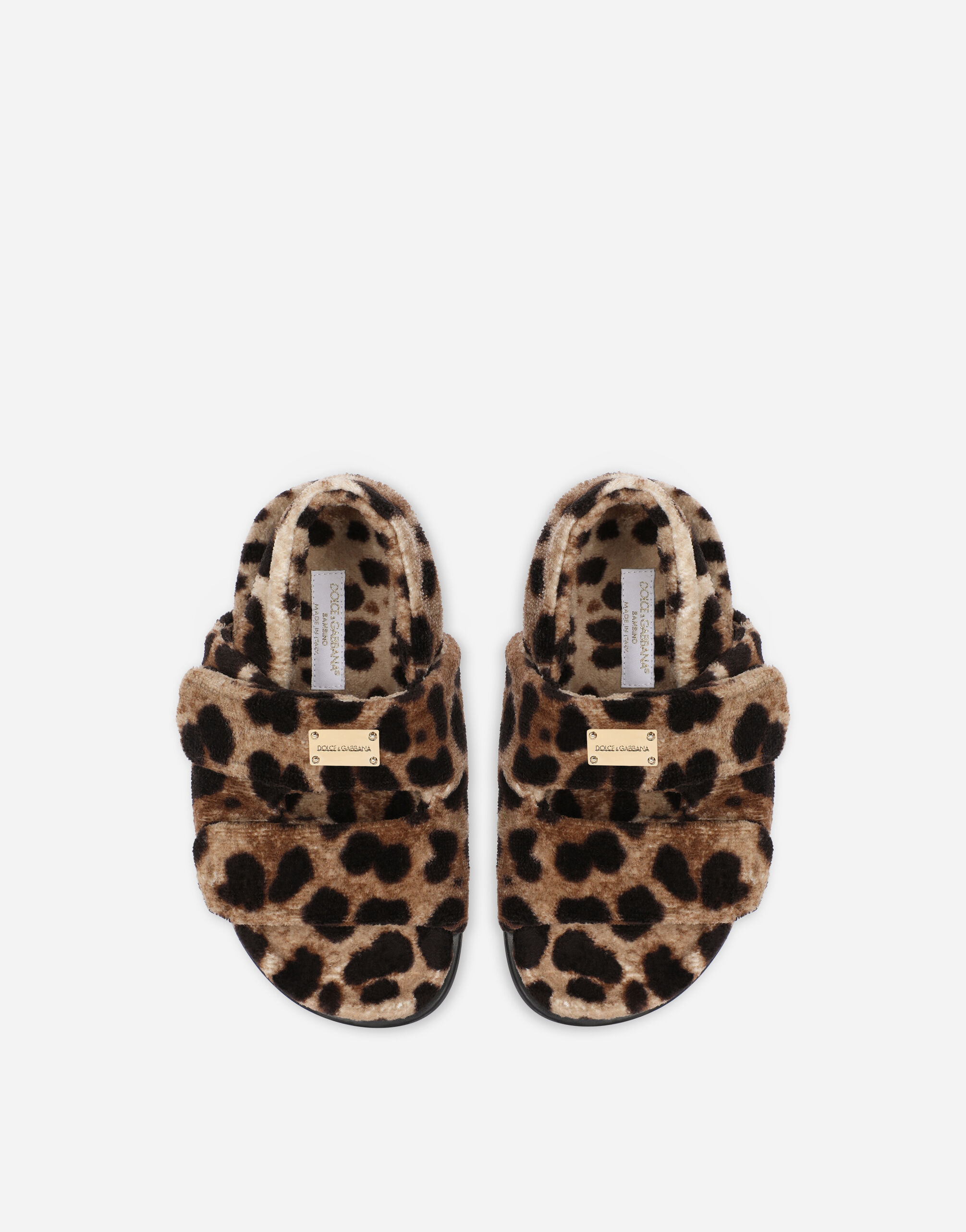 Dolce and best sale gabbana leopard slides