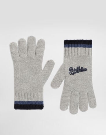 Dolce & Gabbana Strickhandschuhe mit Logo  LBKAC7JDVH5