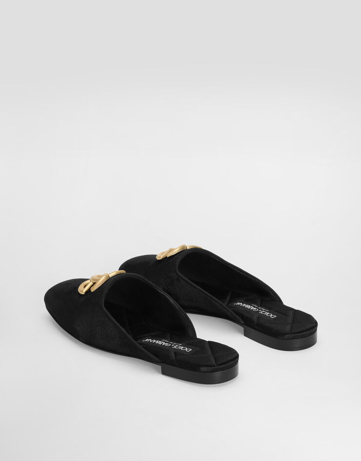 Dolce & Gabbana Velvet mules Black CI0177A4195