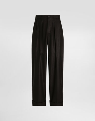 Dolce & Gabbana Wool trousers Black GP16HTHU2A8