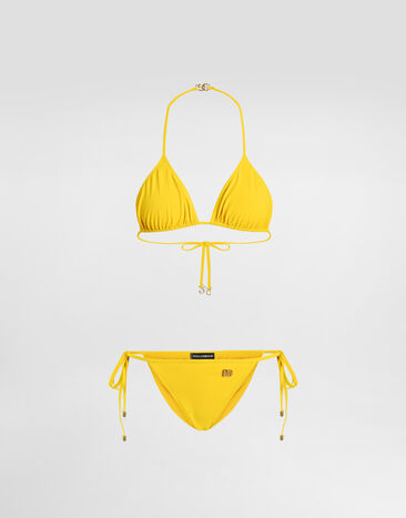 Dolce & Gabbana بيكيني مثلثي Yellow O8A24JONO12