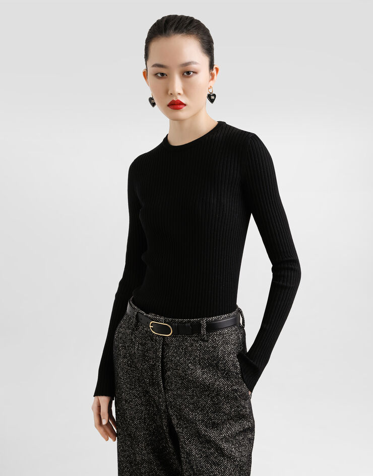 Dolce & Gabbana Wool pullover Black FXX65TJDVDC
