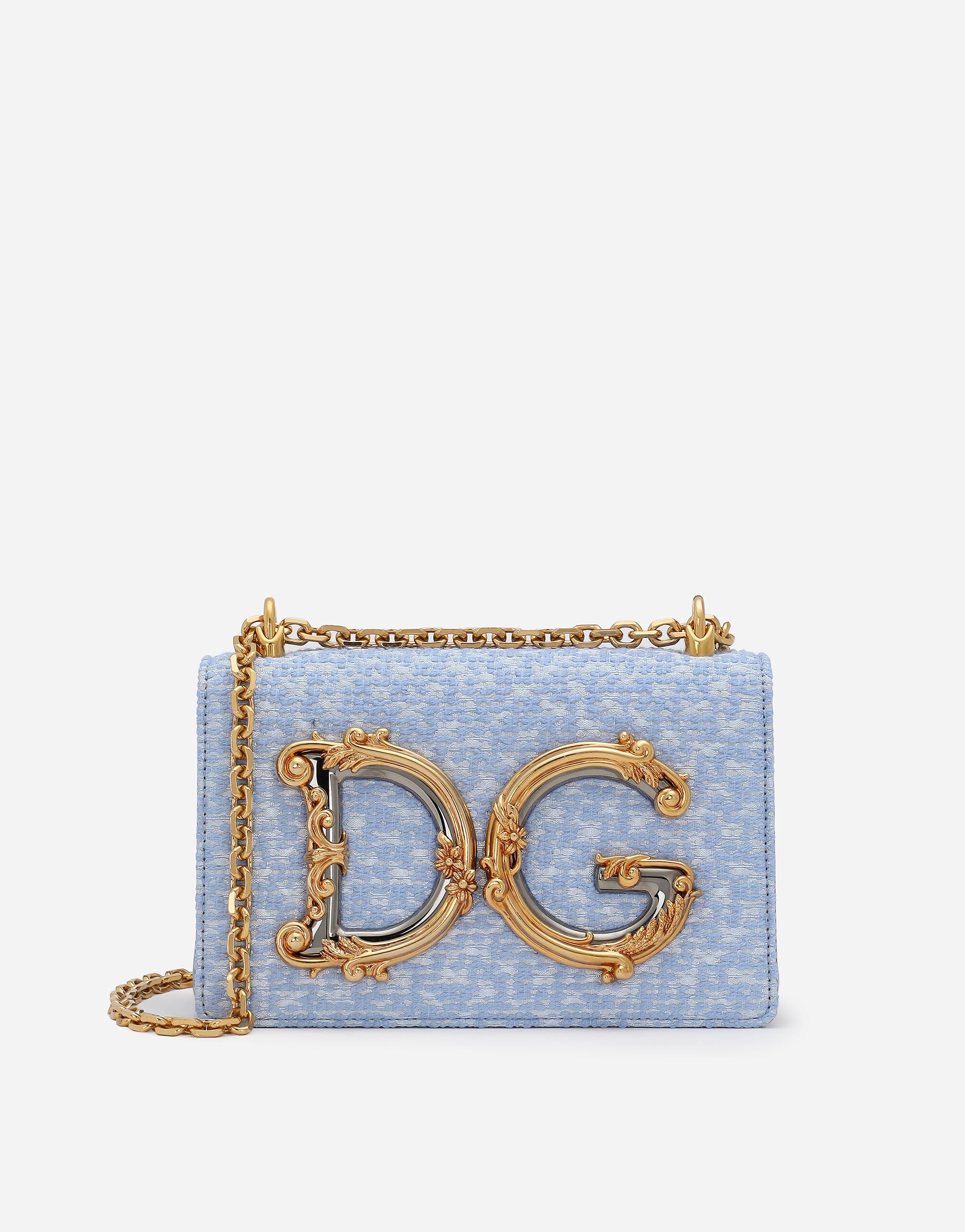 Medium DG Girls shoulder bag in Light Blue for Women Dolce Gabbana US