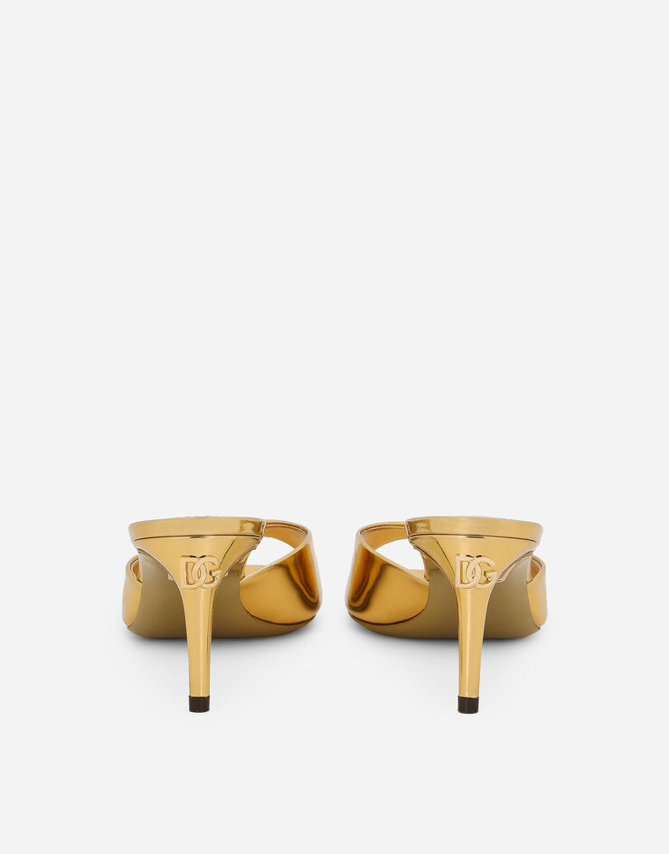 Dolce&Gabbana Calfskin mules Gold CR1522AY828