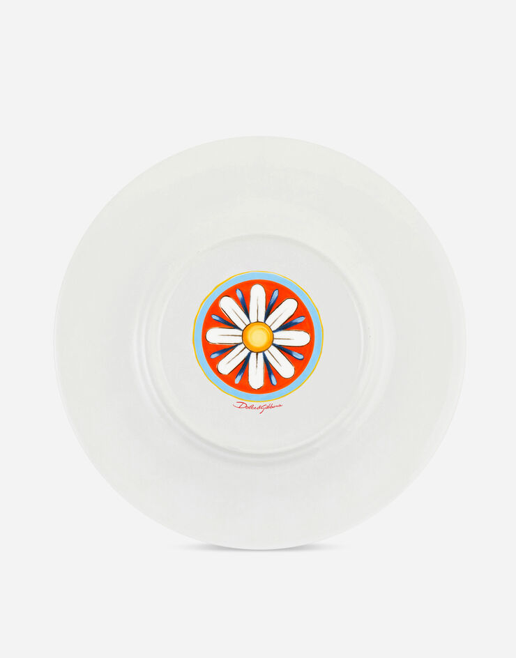 Dolce & Gabbana Сервировочная тарелка из тонкого фарфора разноцветный TC0005TCA02