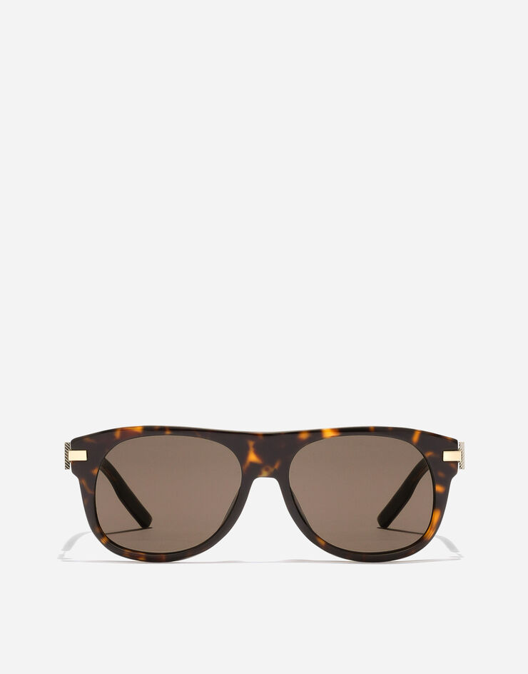 Dolce & Gabbana Metal Plaque Sunglasses Havana VG4546VP273