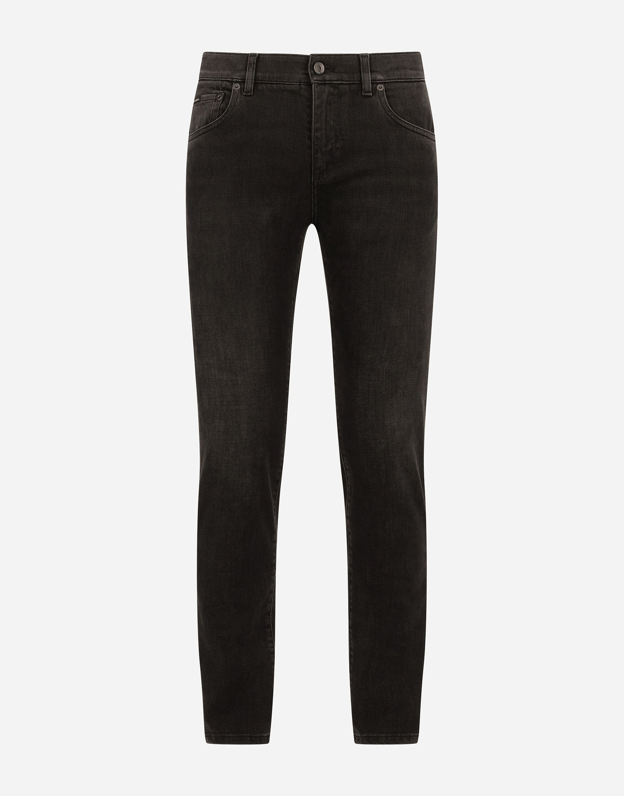 Dolce & Gabbana Jeans skinny stretch nero lavato Multicolore GY07LDG8ET2