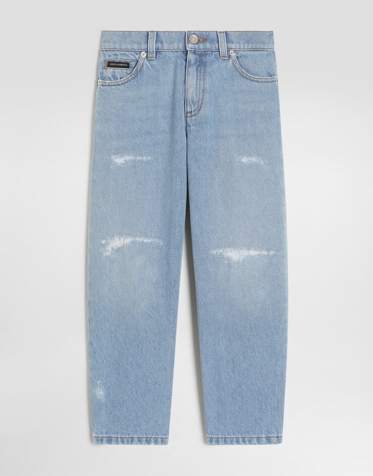 Dolce & Gabbana Pantalon en denim avec 5 poches Dolce & Gabbana Pantalon en denim avec 5 poches Blue L42F92LDD95