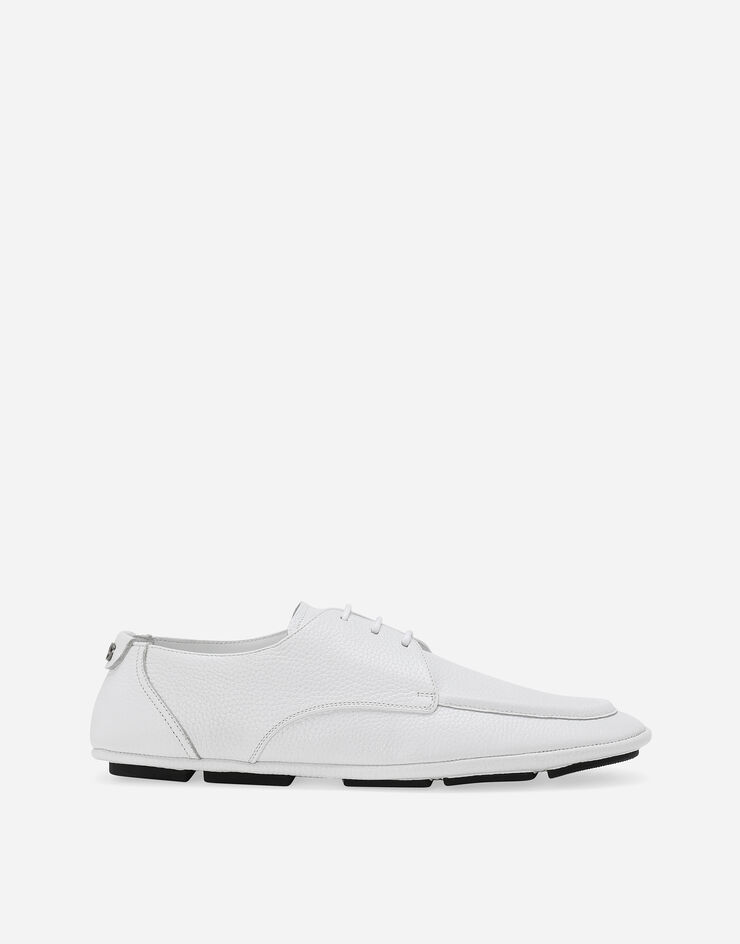 Dolce & Gabbana Derby in pelle di cervo Bianco A10822A8034