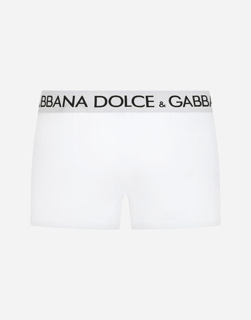 Dolce & Gabbana Two-way-stretch cotton jersey regular-fit boxers White M4B97JONN97