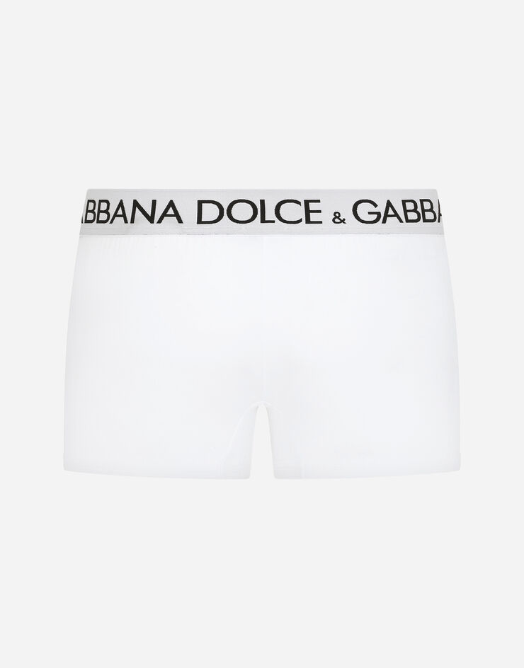 Dolce & Gabbana Boxer regular jersey cotone bielastico White M4B97JONN97