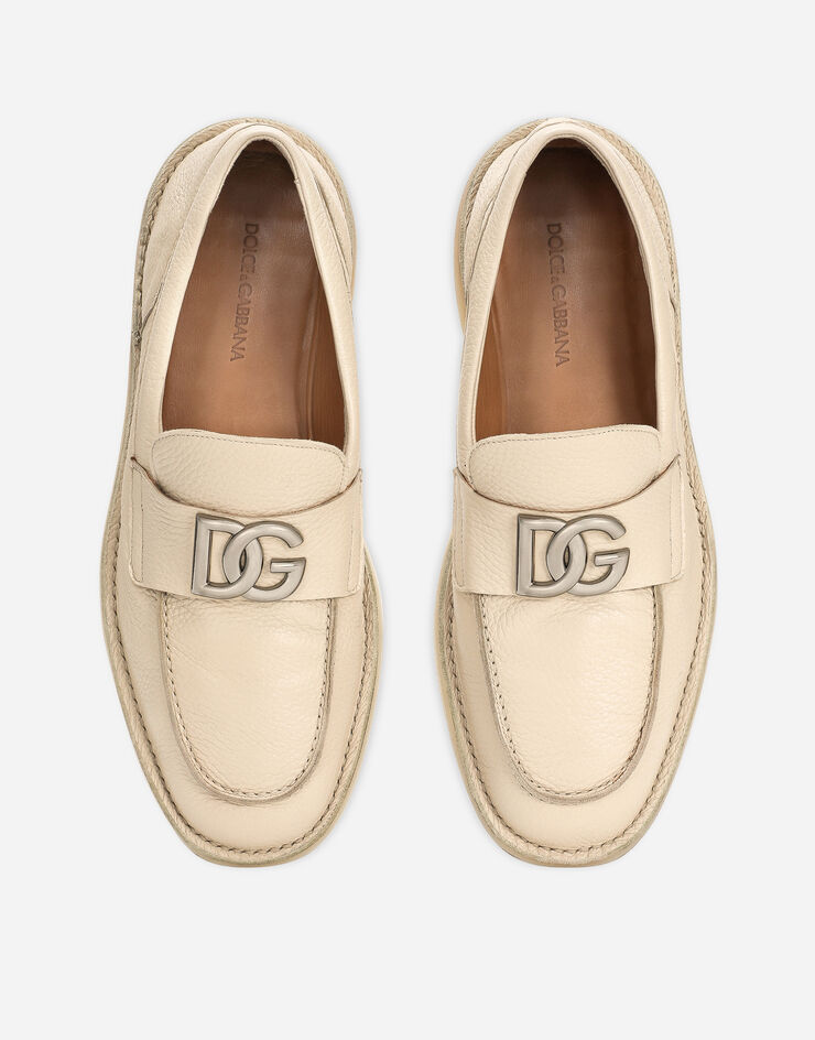 Dolce & Gabbana Deerskin loafers Beige A50601A8034