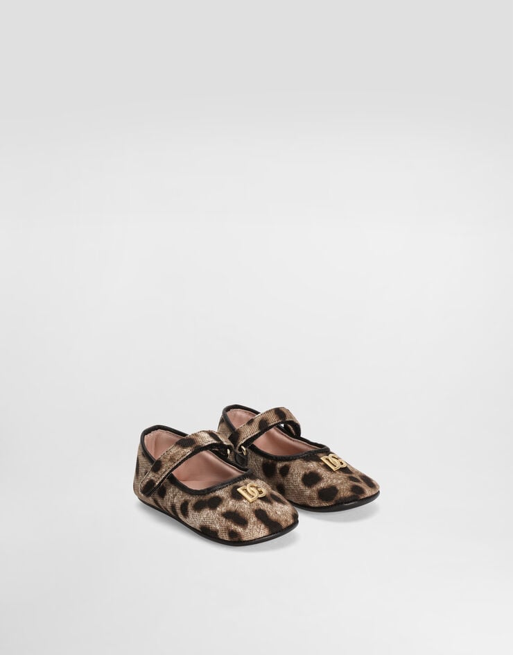 Dolce & Gabbana Leo-print drill ballet flats Print DK0169AD996