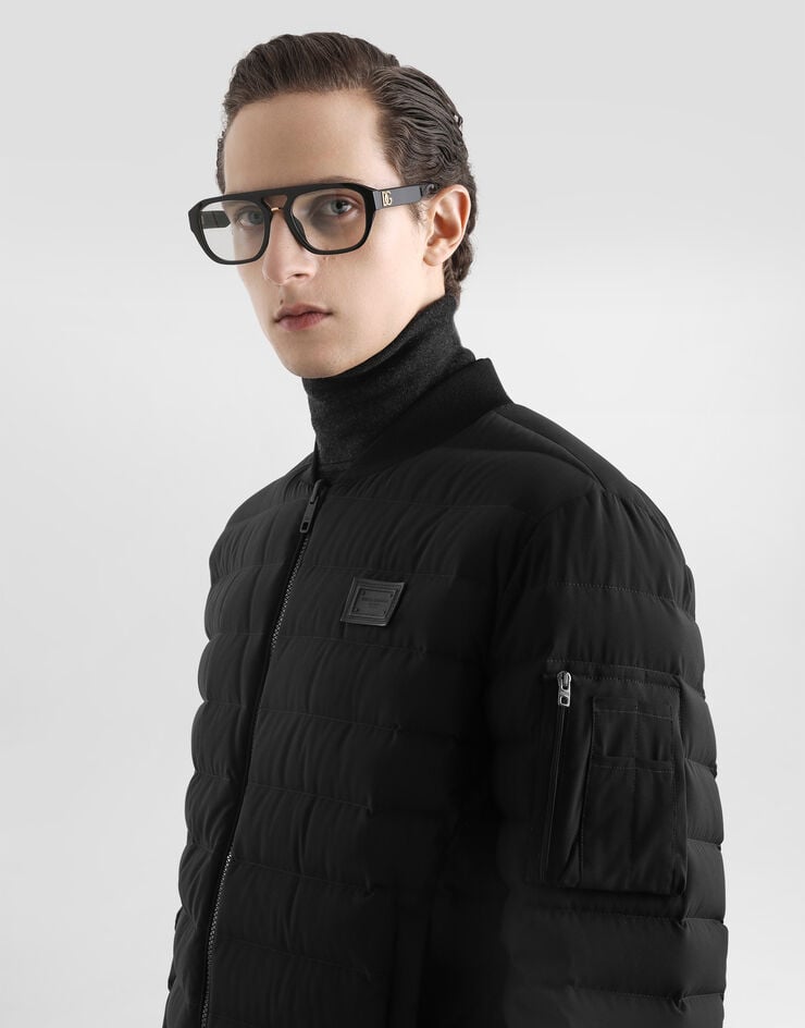 Dolce & Gabbana Quilted bomber jacket Dolce & Gabbana Quilted bomber jacket Black G9BDETGI348