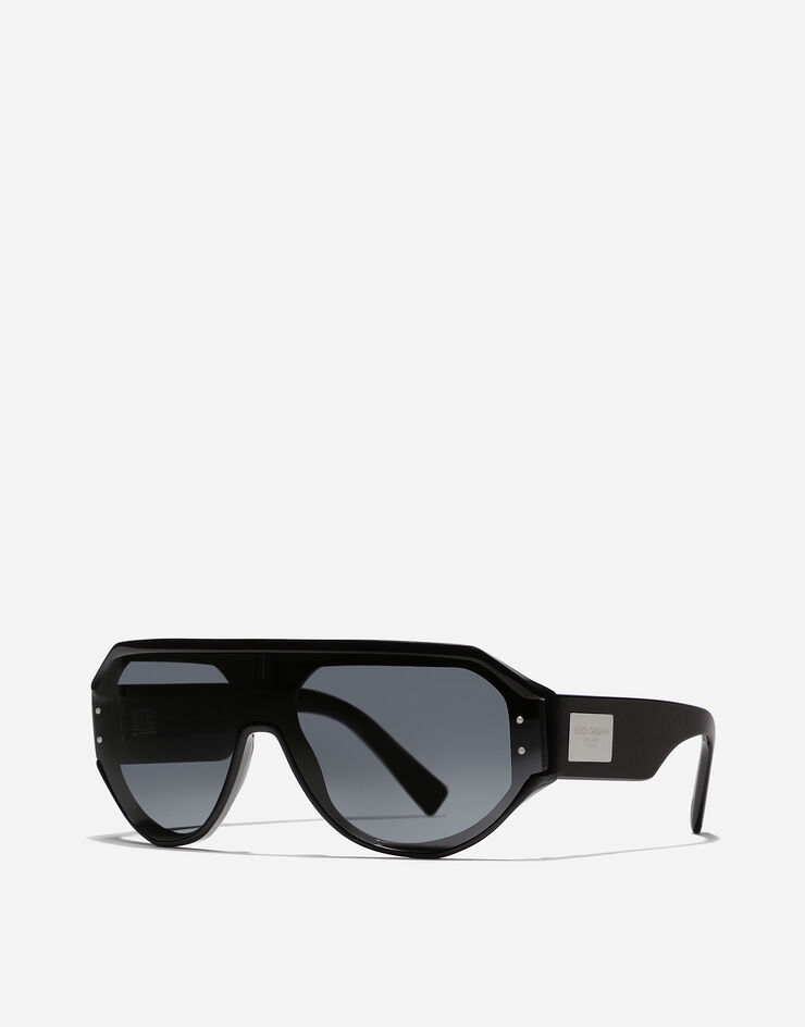 Dolce & Gabbana DG LOGO PLAQUE Sunglasses Black VG448AVP16G