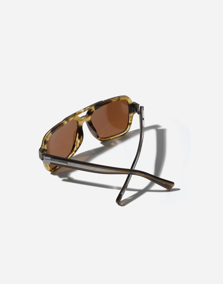 Dolce & Gabbana Sartoria Sunglasses Striped Brown VG4544VP363