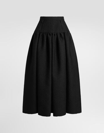 Dolce & Gabbana Wool skirt Dolce & Gabbana Wool skirt Black F4DHETFUZE1