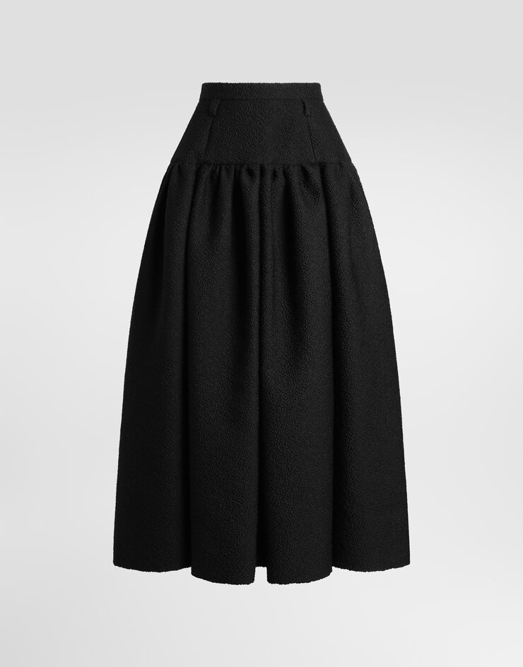 Dolce & Gabbana Wool skirt Dolce & Gabbana Wool skirt Black F4DHETFUZE1