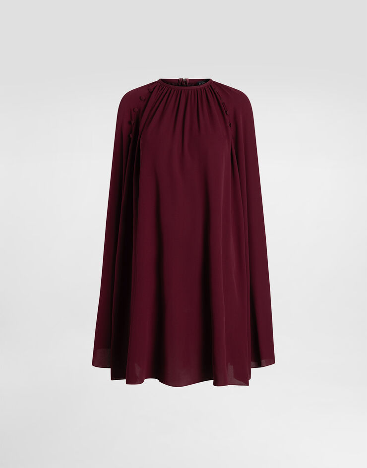 Dolce & Gabbana Silk crêpe cape Purple I0E02WFU1ME