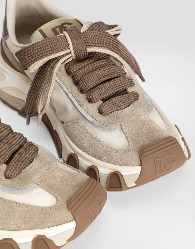 Dolce & Gabbana DG country road nylon and leather sneakers Multicolor CS2403A0205