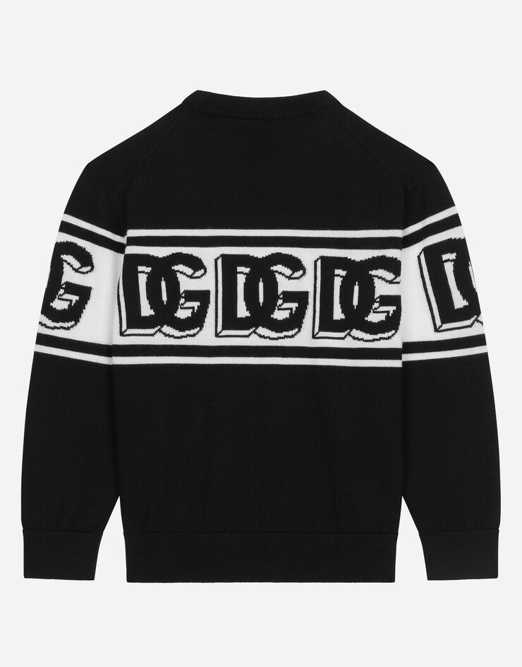 Dolce & Gabbana Jersey de algodón liso Negro L4KWE1JCVR9