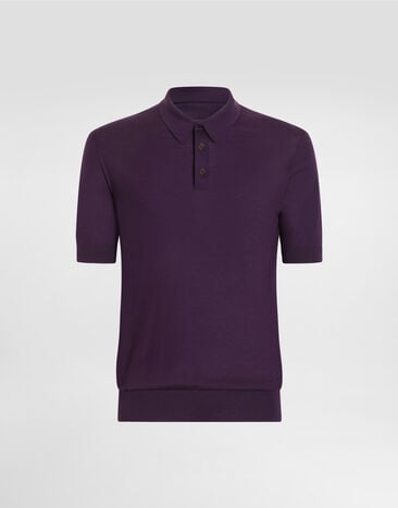 Dolce & Gabbana Cashmere polo shirt Dolce & Gabbana Cashmere polo shirt GXZ02TJBW1W