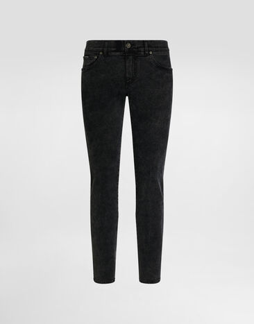 Dolce & Gabbana Skinny stretch cotton jeans with tag Multicolor G5MO3DG8MD8