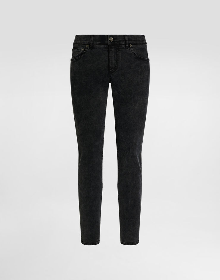 Dolce & Gabbana Skinny stretch cotton jeans with tag Multicolor GY07LDG8MI6