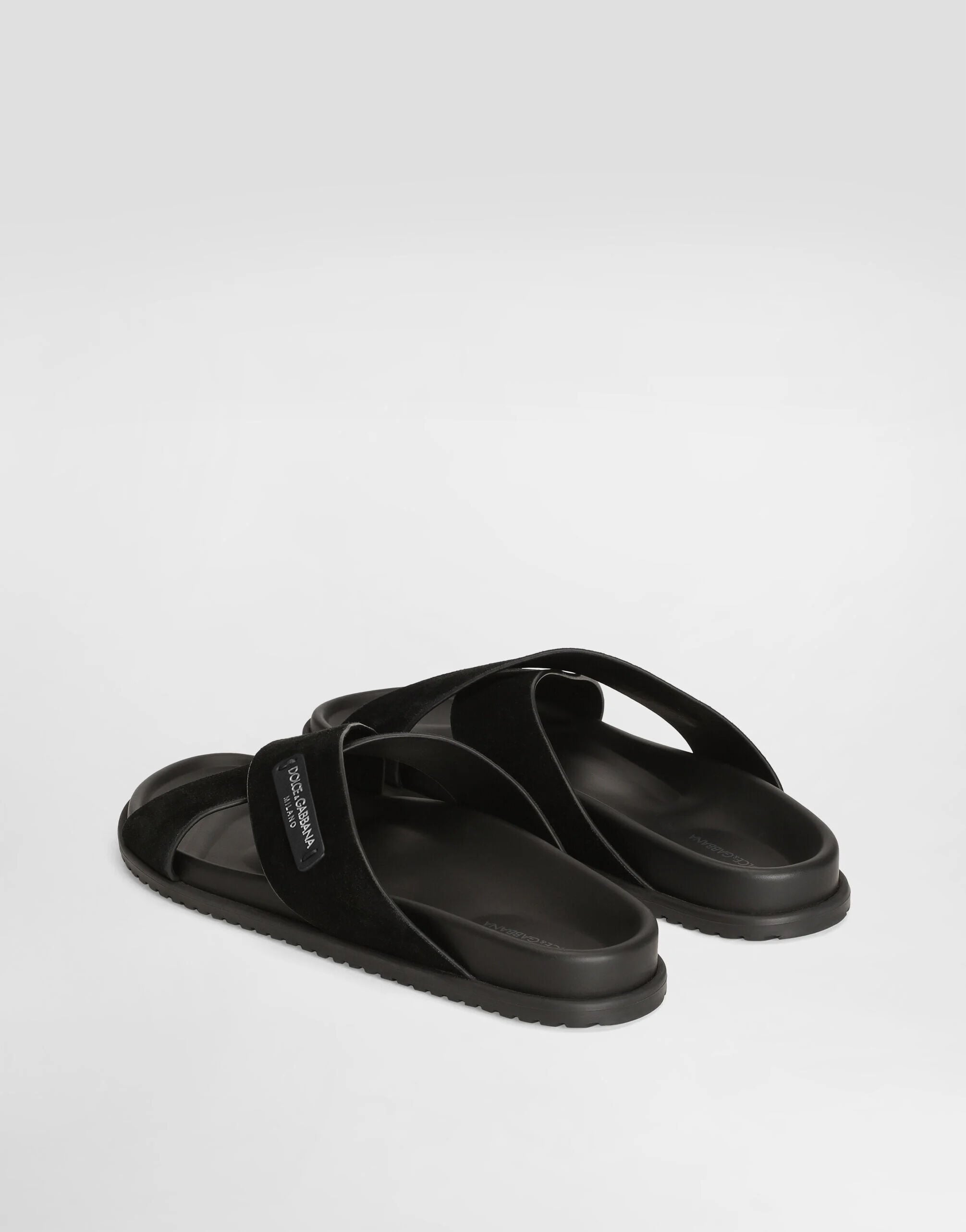 Sandals in split in Black for Men | Dolce&Gabbana® US