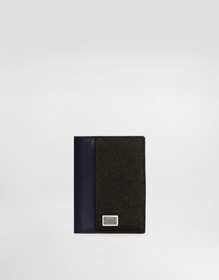 Dolce & Gabbana Funda para pasaporte de dauphine Negro BP2215A6N72