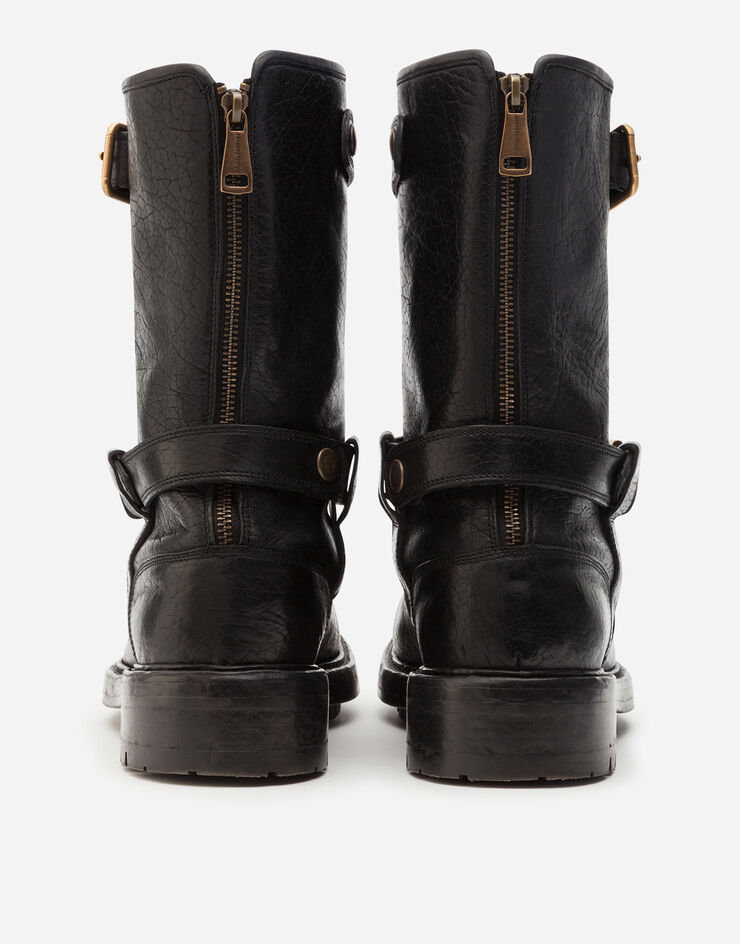 Dolce & Gabbana Botas biker de caballo Negro A70032AW352
