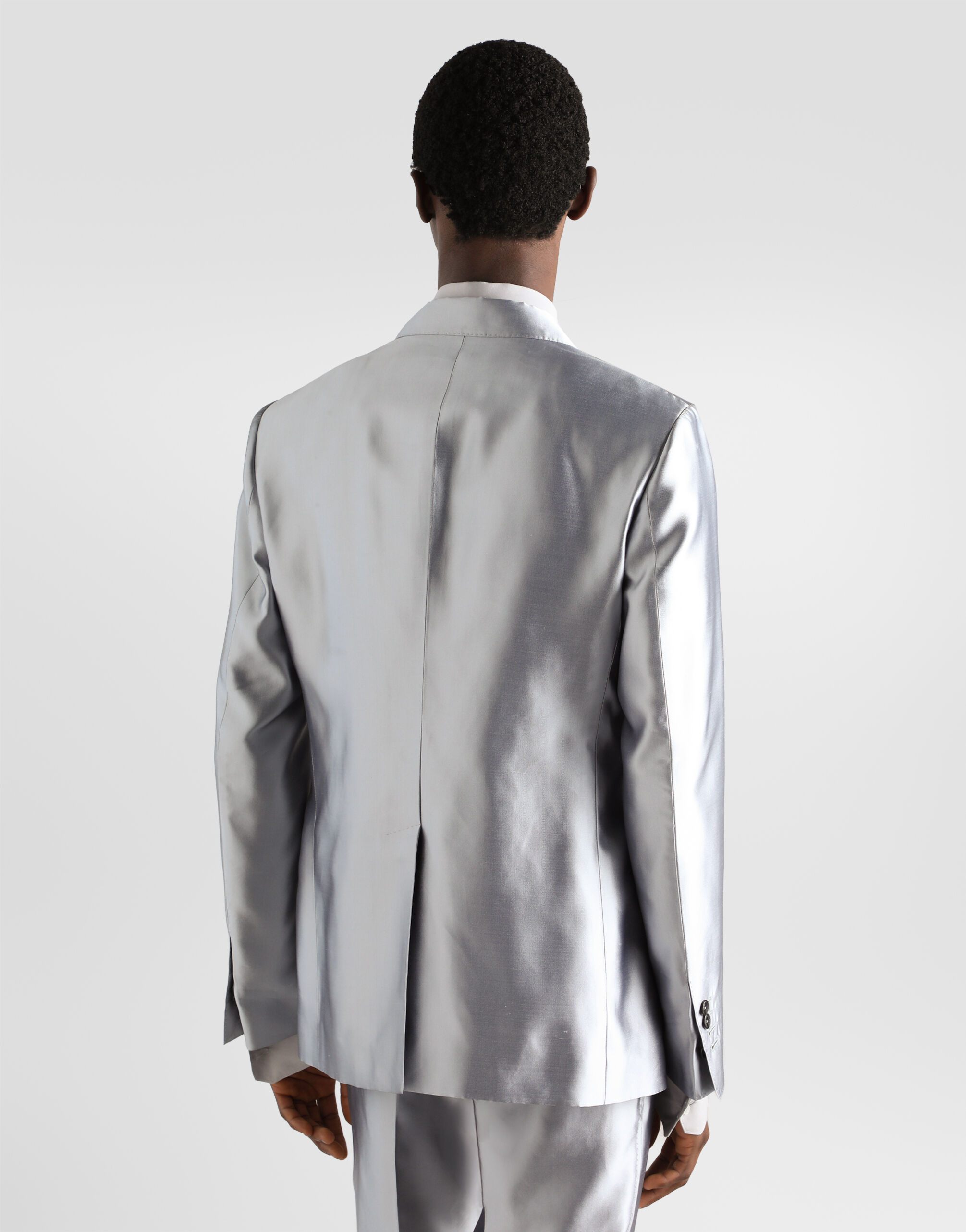 Greyのメンズ Sicilia light double-breasted silk shantung jacket