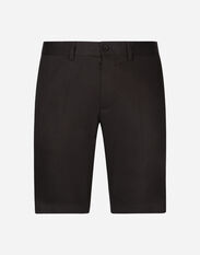 Dolce & Gabbana Stretch cotton shorts Beige GY6GMTGH145