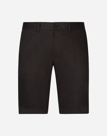 Dolce & Gabbana Stretch cotton shorts Black GV5TATGH253