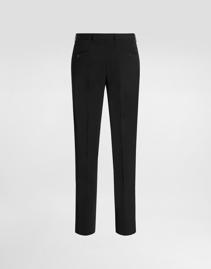 Dolce & Gabbana Tailored stretch twill pants Black GY7BMTFUBBQ