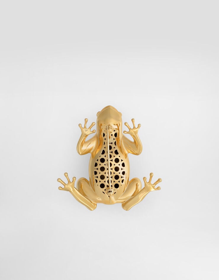 Dolce & Gabbana Sartoria frog-shaped brooch Gold WPS1A3W1111