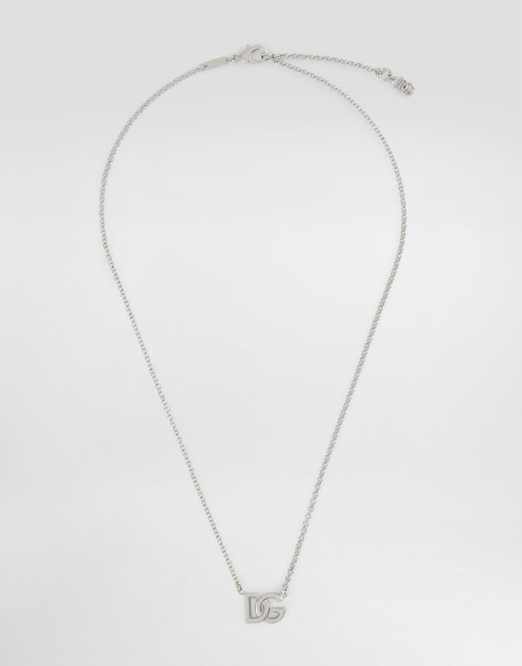 Dolce & Gabbana チェーンネックレス DGロゴ シルバー WNN5W3W1111