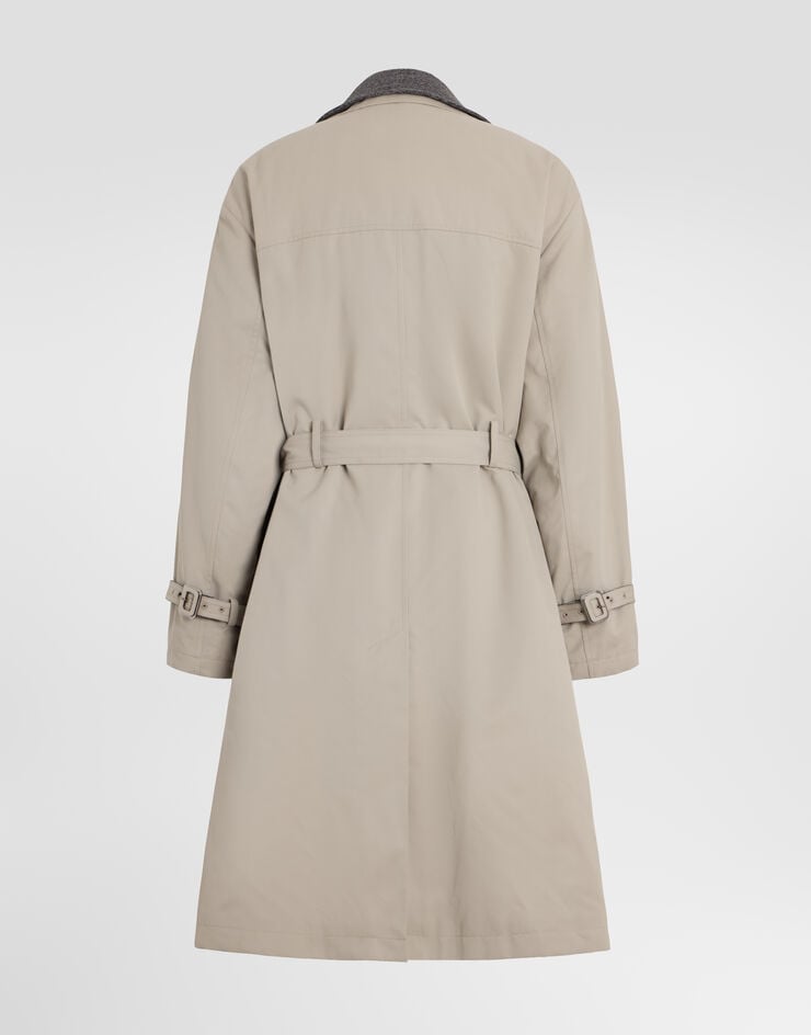 Dolce & Gabbana Double-breasted padded trench coat Dolce & Gabbana Double-breasted padded trench coat Beige G060VTFUS32