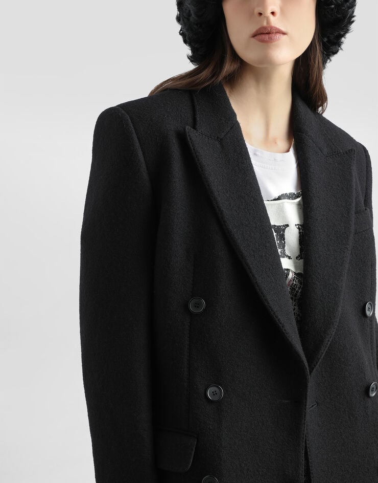 Dolce & Gabbana Wool cloth jacket Black F29UBTHU2BB