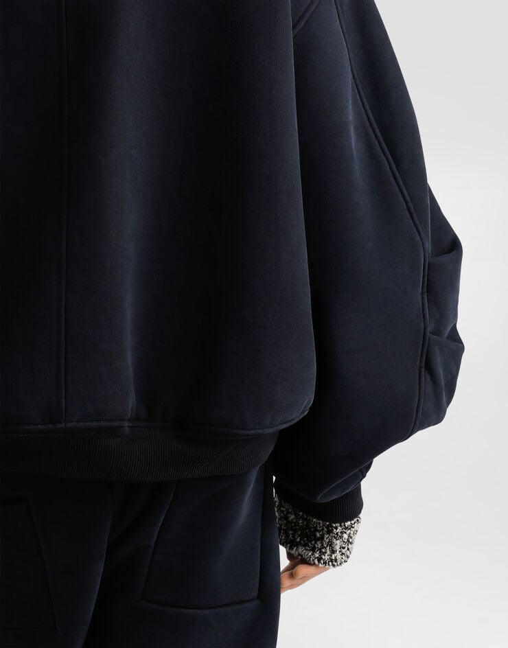 Dolce & Gabbana سويت شيرت بغطاء رأس Black G9BVOZG7PLD