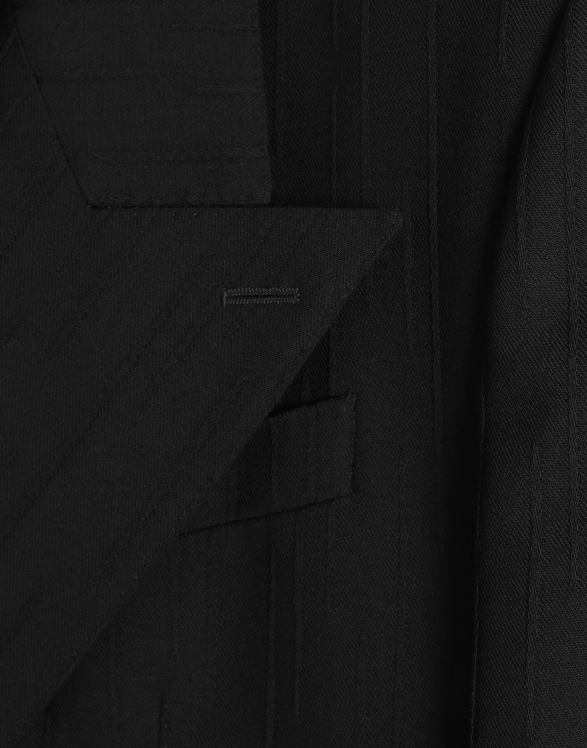 Sinatra single-breasted jacket in striped wool - thumbnail 4
