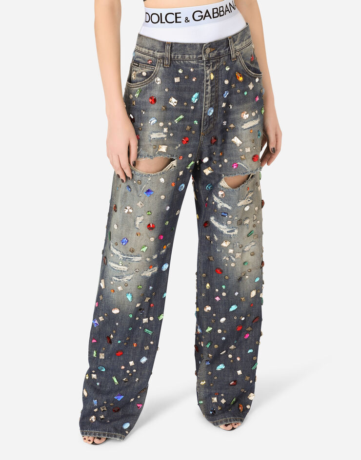 Dolce & Gabbana PANTALONE 5 TASCHE Multicolore FTCGNZGEZB0